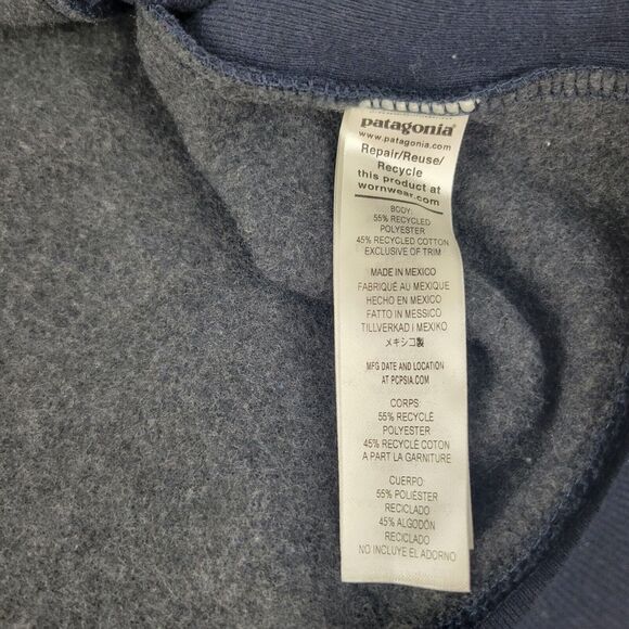 Patagonia P-6 Logo Uprisal Hoody New Navy Hoodie Mens 2XL Womens 3XL NWT $89 - Picture 6 of 9